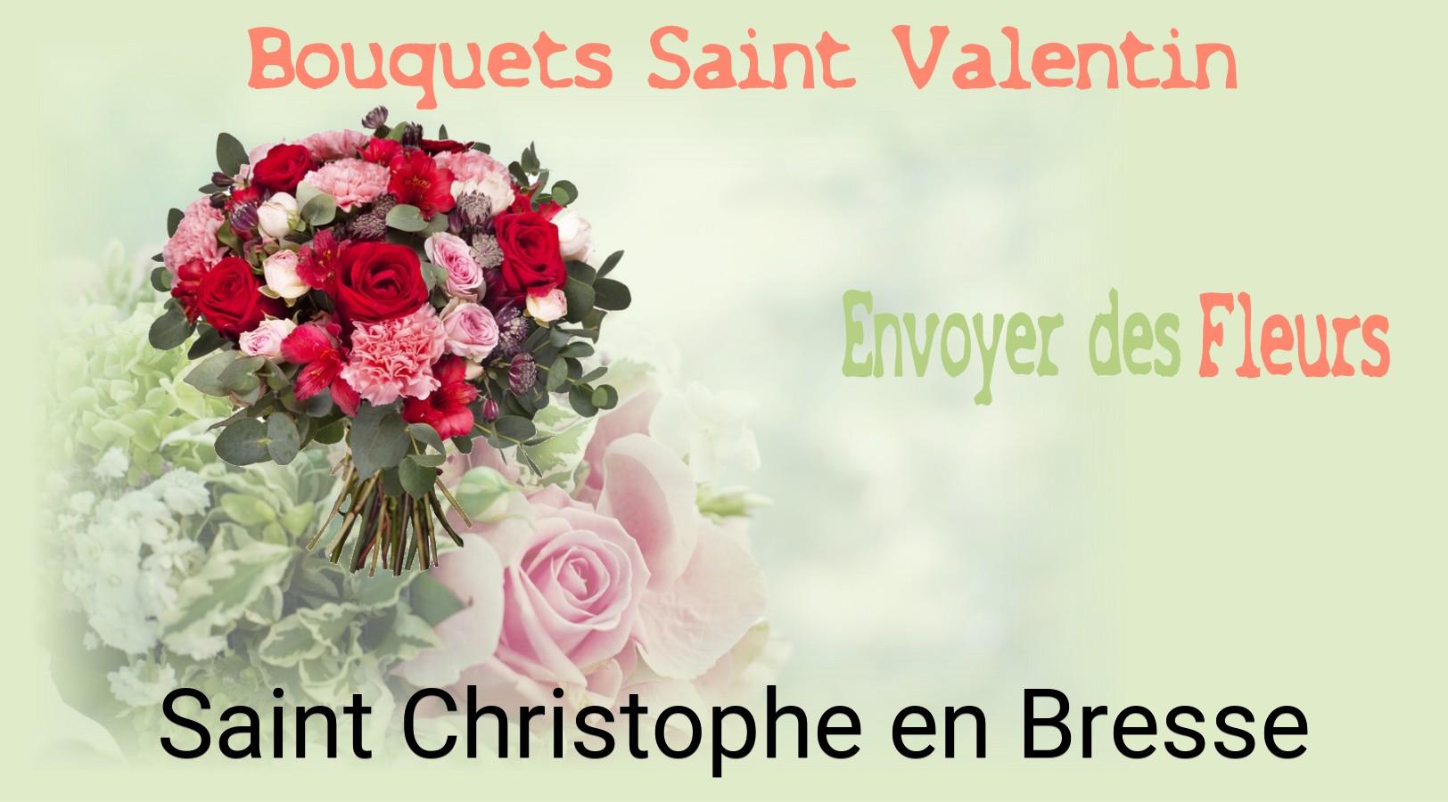 Roses de Saint-Valentin livrées à Saint-Christophe-en-Bresse